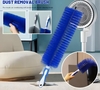 Chổi phủi bụi làm sạch lồng quạt cán tay cầm nhựa cứng chắc