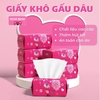 Khăn lau mặt gấu dâu Rose Bear dùng một lần