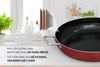 Chảo trơn chống dính 2 quai Sunhouse CT28R2 size 28cm