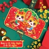 Set 5 cái bao lì xì Lân xếp 6 ngăn
