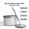 Bộ thùng lau nhà xoay tròn 360 độ thông minh K9