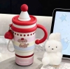 Bình giữ nhiệt Happiness núm đậy hình nón siêu cute 650ml