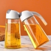 Bình đựng dầu ăn thuỷ tinh có nắp đóng mở tự động 630ml