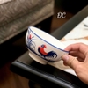 Bộ 10 cái chén sứ ăn cơm hình con gà size 4.5 DGS107