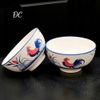 Bộ 10 cái chén sứ ăn cơm hình con gà size 4.5 DGS107