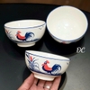 Bộ 10 cái chén sứ ăn cơm hình con gà size 4.5 DGS107