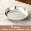 Set 3 đĩa sâu inox đựng thực phẩm size 20-22-24cm