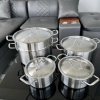 Bộ 3 nồi inox kèm nắp inox Fiveramic cao cấp