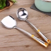 Bộ 3 vá canh, vá lỗ, xẻng xào thức ăn inox size 12cm