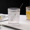 Bộ 6 cốc thủy tinh hoạ tiết hoa mặt trời 300ml