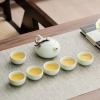 Bộ ấm trà sứ tráng men Kung Fu sang trọng