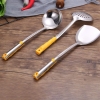 Bộ 3 vá canh, vá lỗ, xẻng xào thức ăn inox size 12cm