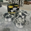 Bộ 3 nồi inox kèm nắp inox Fiveramic cao cấp