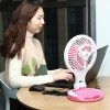 Quạt tích điện có đèn led mini fan 5580