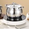 Ca lọc dầu inox kèm muỗng tai thỏ 2.6L size 14cm