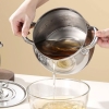 Ca lọc dầu inox kèm muỗng tai thỏ 2.6L size 14cm