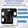 Cân điện tử thông minh kết nối Bluetooth, đo chỉ số sức khỏe 180kg
