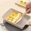 Chảo chống dính đáy từ chữ nhật chiên trứng cuộn tiện lợi