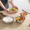 Chén xoắn inox 2 lớp cách nhiệt size 16cm
