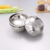 Set 10 chén xoắn inox 2 lớp cách nhiệt size 11.5cm