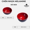 Chén ăn cơm Melamine đen đỏ 2 lớp size 9cm CO-09