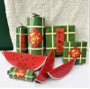 Set 3 món decor trang trí Tết bánh chưng, bánh tết, dưa hấu