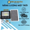 Đèn pha năng lượng mặt trời chống nước có remote 1500w