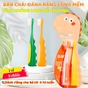 Set 2 bàn chải đánh răng cho bé hình khủng long cho bé