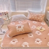 Chiếu điều hoà cao su non siêu mát kèm vỏ gối 1m6