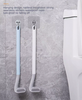 Chổi cọ toilet silicon hình chữ L thông minh