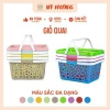 Giỏ nhựa đựng đồ có quai xách size nhỏ 4001 VH