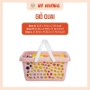 Giỏ nhựa đựng đồ có quai xách size trung 4002 VH