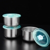 Hộp inox tròn có nắp hút chân không