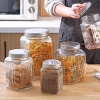 Hũ thủy tinh đựng thực phẩm nắp thiếc vặn tròn 1000ml