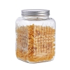 Hũ thủy tinh đựng thực phẩm nắp thiếc vặn tròn 2000ml