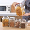 Hũ thủy tinh đựng thực phẩm nắp thiếc vặn tròn 1450ml