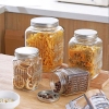 Hũ thủy tinh đựng thực phẩm nắp thiếc vặn tròn 1000ml