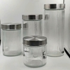 Hũ thuỷ tinh đựng thực phẩm nắp inox vặn tròn 2100ml
