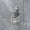 Kệ đơn trong suốt dán tường hút chân không DNT003