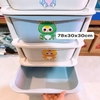 Kệ tủ đựng đồ đa năng hình baby 4 tầng có bánh xe