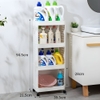 Kệ đựng đồ giặt cao cấp 4 tầng có bánh xe