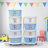 Kệ tủ đựng đồ đa năng hình baby 4 tầng có bánh xe