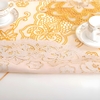 Khăn trải bàn hoa văn dập nổi nhũ vàng sang trọng