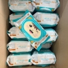 Thùng 30 gói khăn ướt Baby Wipes 3 màu gấu Tera 700g