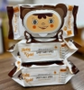 Khăn ướt Baby Wipes 3 màu gấu Corona 650g