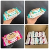 Thùng 30 gói khăn ướt Baby Wipes 3 màu gấu Tera 700g