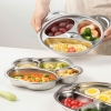 Khay cơm inox 3 ngăn hình mặt gấu cho bé cao cấp