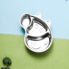 Khay cơm inox 3 ngăn hình heo Peppa cho bé