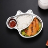 Khay cơm inox 3 ngăn hình heo Peppa cho bé
