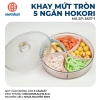 Khay đựng mứt tròn 5 ngăn Hokori 5637-1